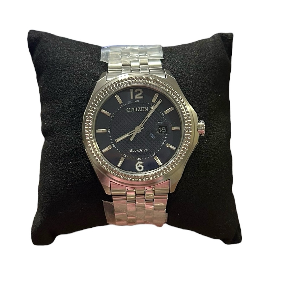 Citizen Corso Eco-Drive Men's Silver Calendar Watch 42MM AW1740-54L MSRP $395